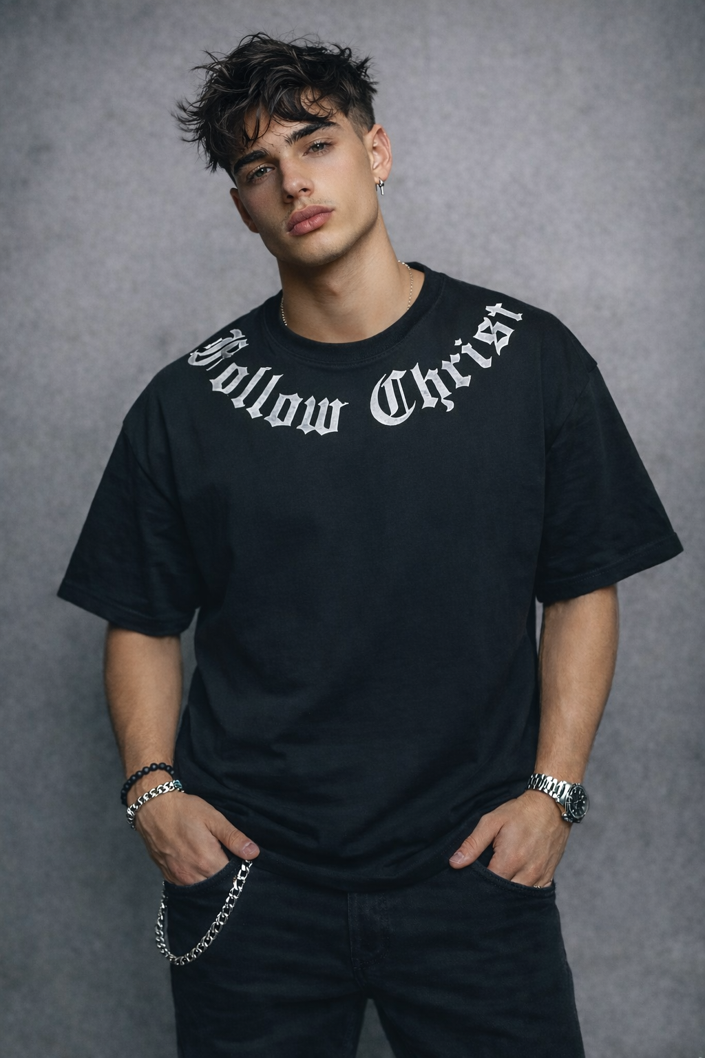 FOLLOW CHRIST TEE - BLACK