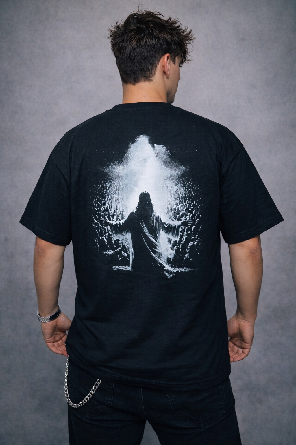 FOLLOW CHRIST TEE - BLACK