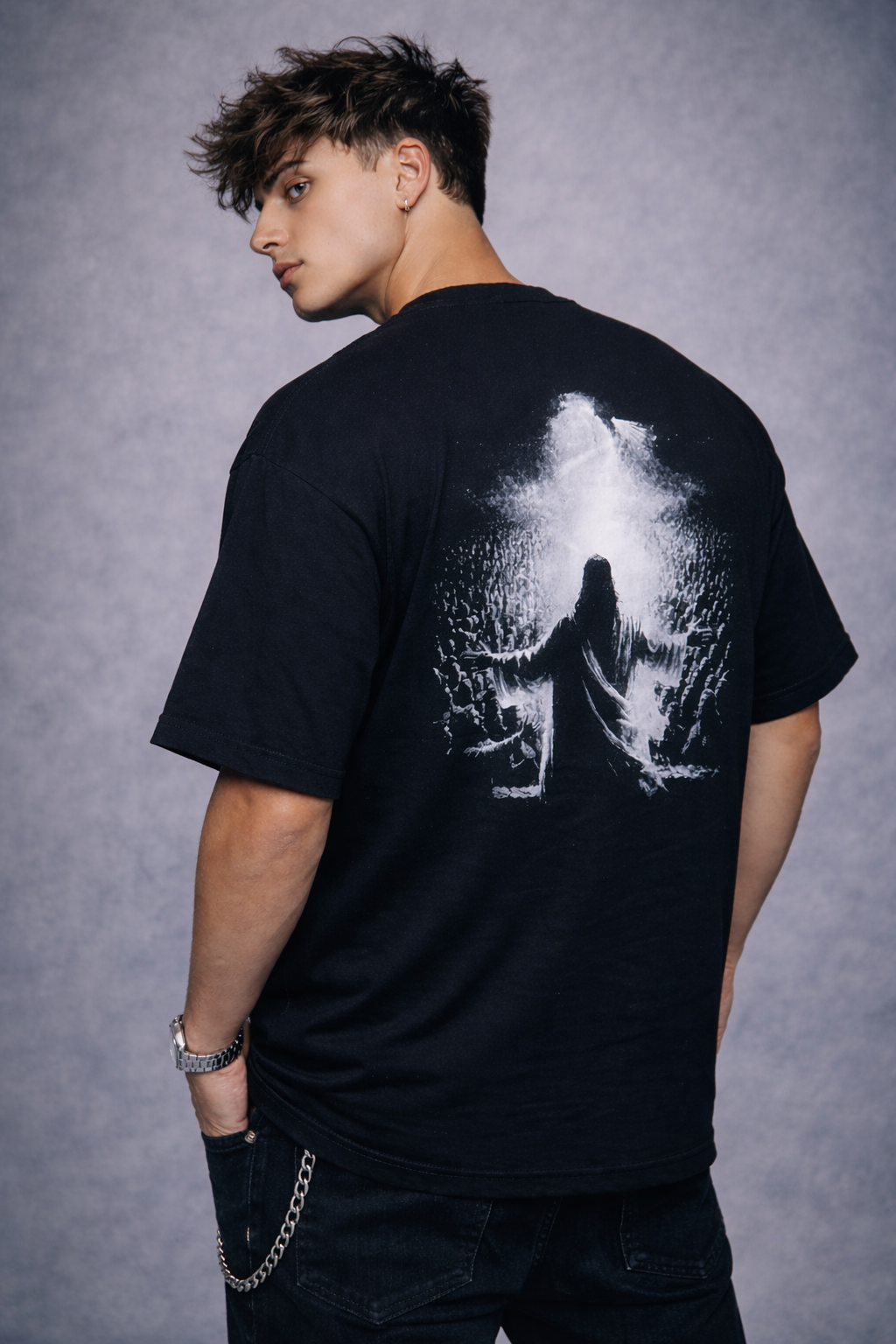 FOLLOW CHRIST TEE - BLACK